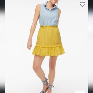 J crew Factory eyelet mini skirt